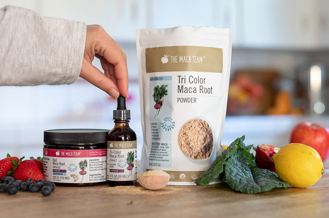 Maca used as part of a daily wellness routine