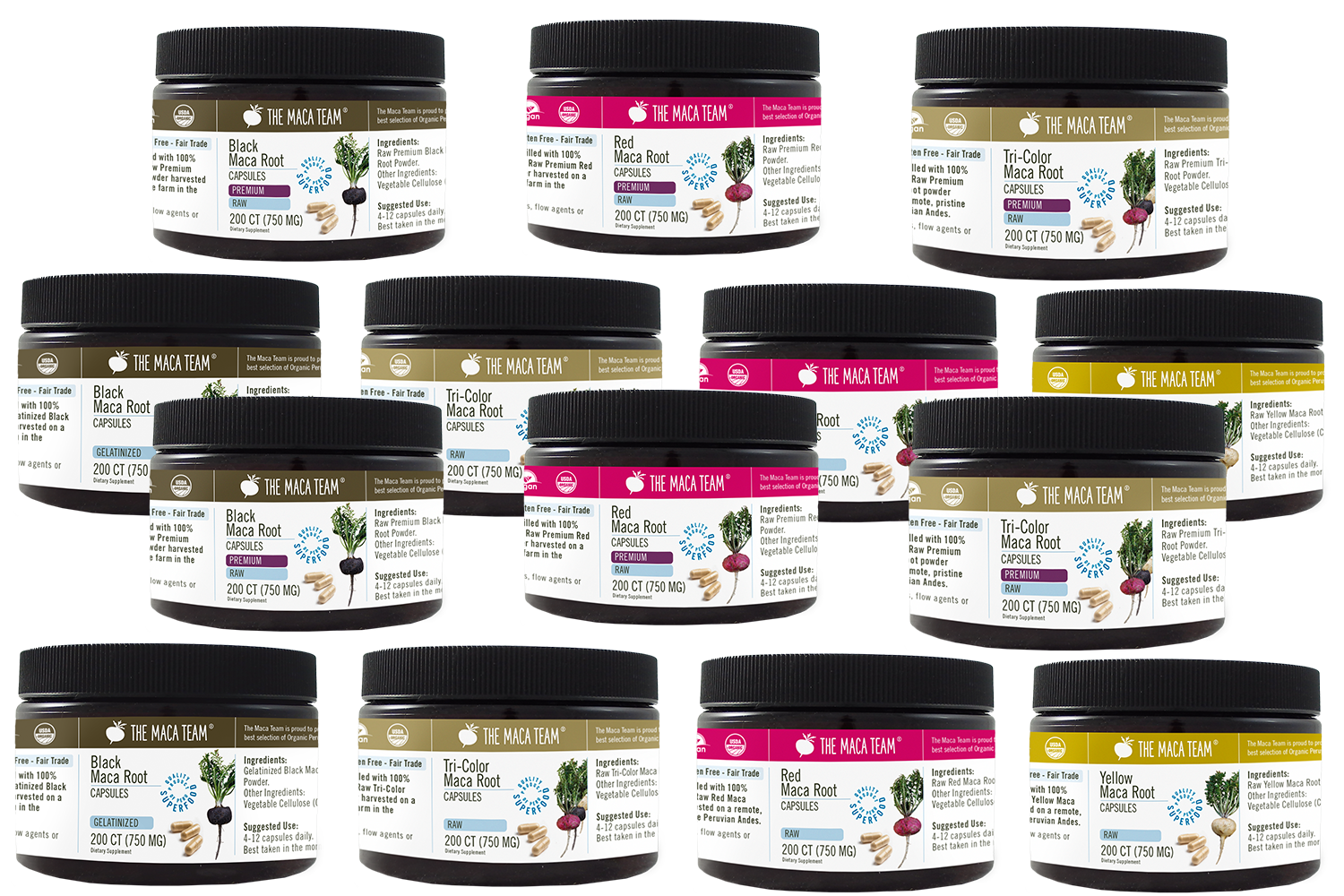 maca capsules from the maca team - themacateam.com