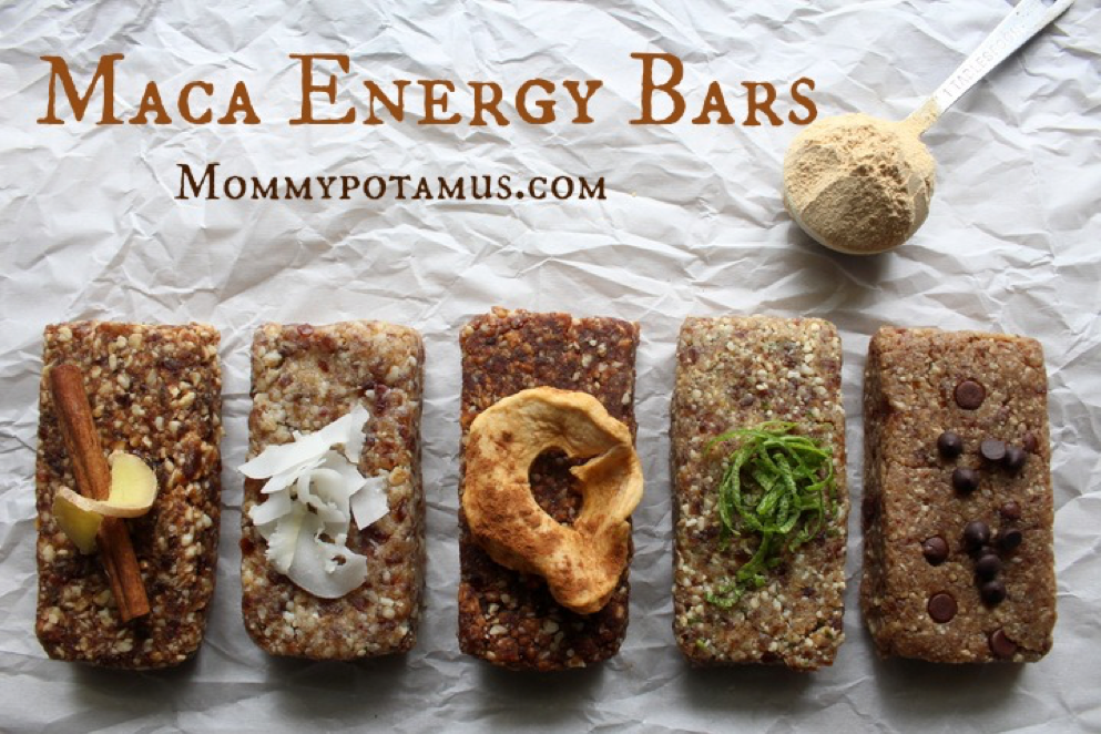 Maca energy bar recipe