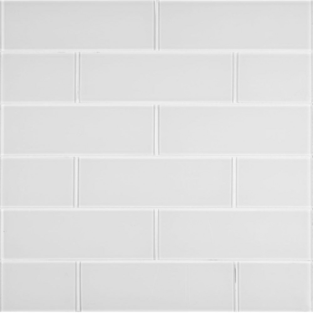 MS International Backsplash Series: Ice Glass 4x12 Subway Tile  SMOT-GL-T-IC4X12