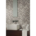 MS International Glass Tile Series: Textalia Herringbone Revaso Recycled Glass Backsplash Tile SMOT-GLS-TEXHER6MM