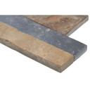 MS International Stacked Stone Series: Rustic Gold 6x12x6 Split Face Corner Ledger Panel LPNLSRUSGLD618COR