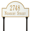Whitehall Arch Marker – Standard Lawn – Two Line