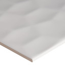 MS International Ceramic Series: 12x24 Adella Viso White Satin Matte Finish Wall Tile NADEVISWHI1224