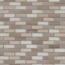 MS International Marble Series: 0.625X2 Arctic Storm Brick Pattern Wall Tile SMOT-AS-10MM