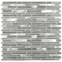 MS International Glass Metal Series: 4mm Bimini Interlocking Wall Tile SMOT-GLSMTIL-BIM4MM