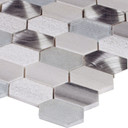 MS International Glass Stone Metal Series: 8mm Harlow Picket Backsplash Wall Tile SMOT-SGLSMT-HARPK8MM