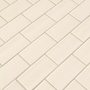 MS International Ceramic Series: 4x16 Almond Glossy Subway Wall Tile NALMGLO4X16-N2