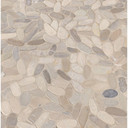 MS International Marble Series: Sliced Pebble Truffle Tumbled Wall Tile SMOT-PEB-TRUFFLE
