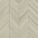MS International Porcelain Series: 12"x15" Watercolor Bianco White Chevron Mosaic Tile NWATBIACHE12X15