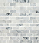 MS International Marble Series: 1x2 Carrara Classique Brick Honed Tile SMOT-CAR-1X2H