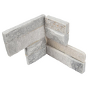 MS International Stacked Stone M-Series: Alaska Gray 4.5X9 Split Face Mini Corner Ledger Panel LPNLMALAGRY4.59COR-MINI