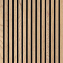 MS International Backsplash Series: 9.5x94.5 Natural Acoustic Wood Slat Panel WPNL-ACWFLTNATU9.5X94.5