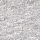 MS International Stacked Stone Series: 6x24 Arabescato Carrara Splitface Panel LPNLMARACAR624