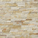 MS International Stacked Stone Series: Sparkling Autumn 6x24 Split Face Ledger Panel LPNLQSPAAUT624