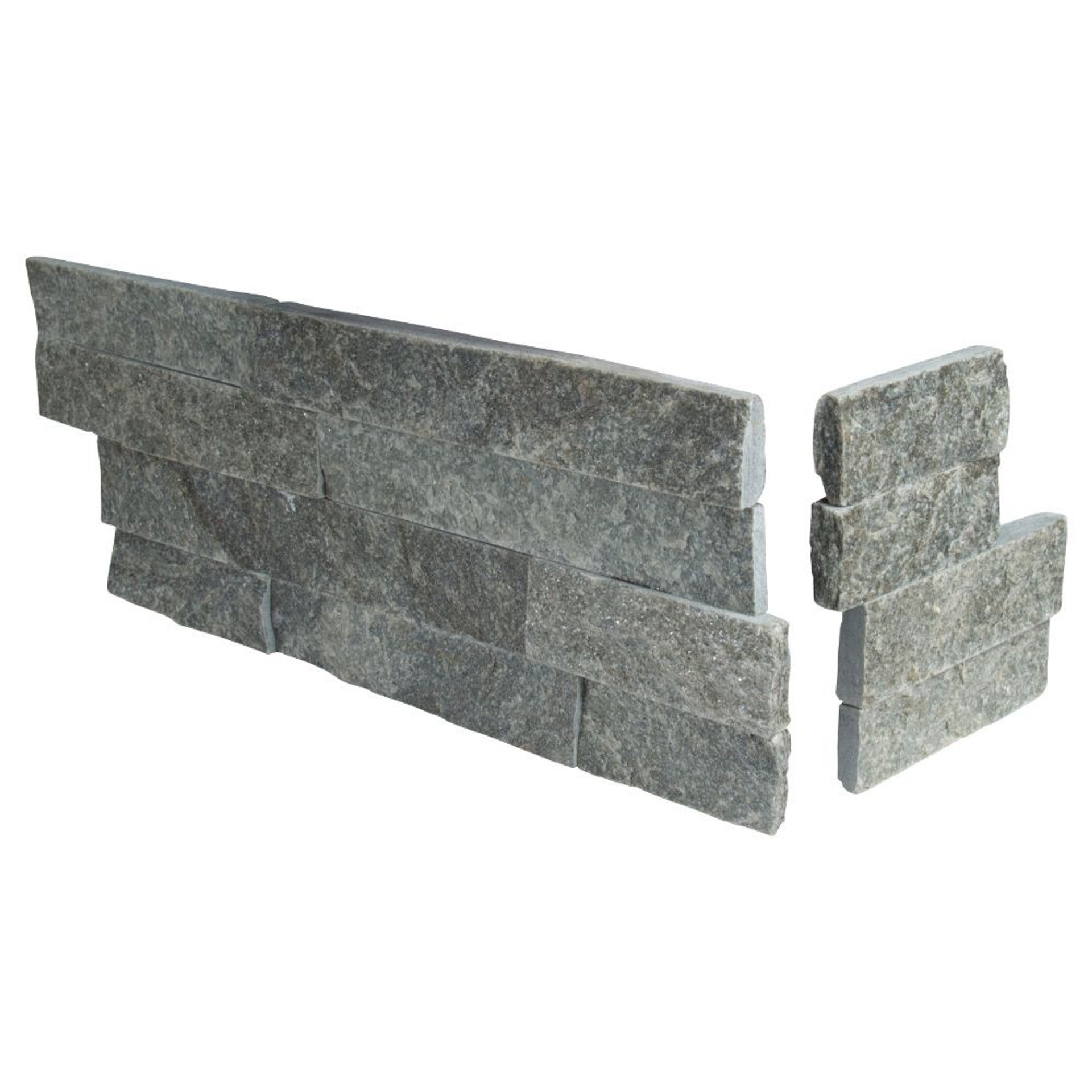 MS International Stacked Stone Series: Sage Green 6X12X6 Split Face ...