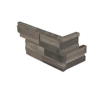 MS International Stacked Stone Series: Brown Wave 6x12x6 3D Honed Corner Ledger Panel LPNLDBROWAV618COR-3DH MS International Stacked Stone Series: Brown Wave 6x12x6 3D Honed Corner Ledger Panel LPNLDBROWAV618COR-3DH