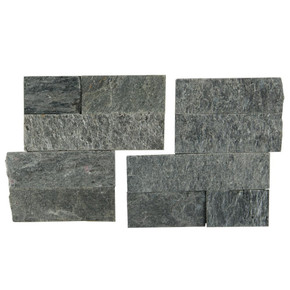 MS International Stacked Stone Series: Sedona Platinum 6X6 Split Face Corner Ledger Panel LPNLQSEDPLA66COR