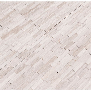 MS International White Wood Grain Series: White Oak Marble Wall Tile SMOT-PNS-WQIL3D-6MM