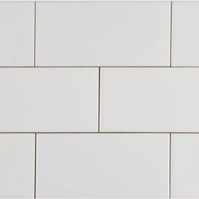 MS International Ceramic Series: 4x12 White Glossy Glazed Wall Tile NWHIGLO4X12-N