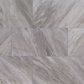 MS International Eden Series: 12x24 Bardiglio porcelain Tile NEDEBAR1224P