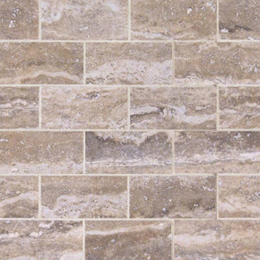 MS International Veneto Series: 2x4 Gray Polished Porcelain Tile NVENGRA2X4P-N