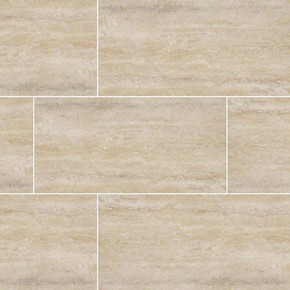 MS International Veneto Series: 2x4 Sand Polished Porcelain Tile NVENSAN2X4P-N