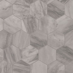 MS International Eden Series: 3x3 Bardiglio Matte Porcelain Tile NEDEBAR3X3HEX