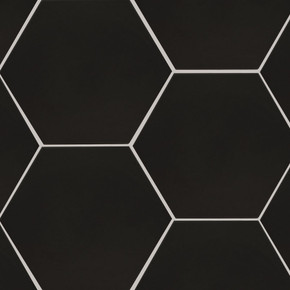 MS International Hexley Series: 9X10 Graphite Hexagon Matte Porcelain Mosaic Tile NHEXGRA9X10.5HEX