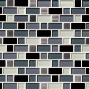 MS International Glass Metal Series: Crystal Cove Blend Interlocking Pattern 8mm Misc Tile THDWG-GLMT-CCB-8MM