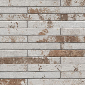 MS International Brickstone Series: Rustique White Brick 2x18 Matte Porcelain Tile NCAPRUSWHIBRI2X18 MS International Brickstone Series: Rustique White Brick 2x18 Matte Porcelain Tile NCAPRUSWHIBRI2X18