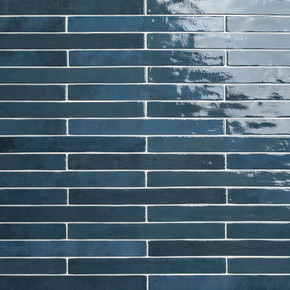 MS International Flamenco Series: Hale Navy 2x18 Glossy Porcelain Tile NFLAHALNAV2X18G MS International Flamenco Series: Hale Navy 2x18 Glossy Porcelain Tile NFLAHALNAV2X18G