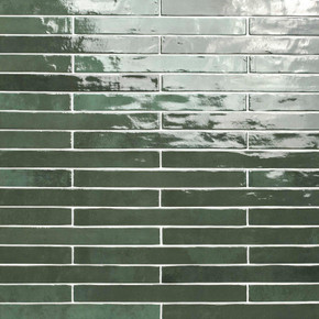MS International Flamenco Series: Racing Green 2x18 Glossy Porcelain Tile NFLARACGRE2X18G MS International Flamenco Series: Racing Green 2x18 Glossy Porcelain Tile NFLARACGRE2X18G