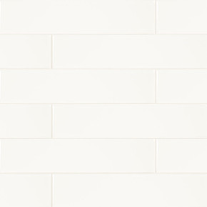 MS International Metro Series: White 2x8 Glossy Porcelain Tile NMETWHI2X8G MS International Metro Series: White 2x8 Glossy Porcelain Tile NMETWHI2X8G