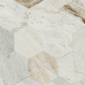 MS International Backsplash Series: 4" Hexagon Arabescato Venato Peel and Stick Tile SMOT-PNS-ARAVEN4HEX-4MM MS International Backsplash Series: 4" Hexagon Arabescato Venato Peel and Stick Tile SMOT-PNS-ARAVEN4HEX-4MM