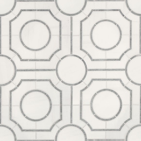 MS International Backsplash Series: Bianco Dolomite Regency Polished Tile SMOT-BIANDOL-REGP MS International Backsplash Series: Bianco Dolomite Regency Polished Tile SMOT-BIANDOL-REGP