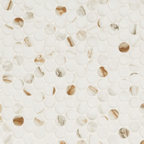 MS International Backsplash Series: Round Calacatta Gold Matte Tile SMOT-PT-CALGLD-ROUM MS International Backsplash Series: Round Calacatta Gold Matte Tile SMOT-PT-CALGLD-ROUM