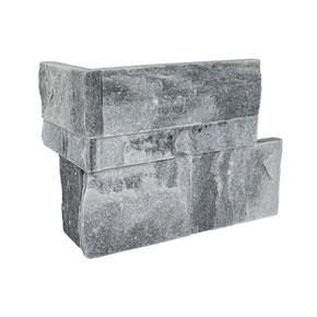 MS International Stacked Stone Series: Alaska Gray 9x12x16 Split Face Corner Ledger Panel LPNLMALAGRY918COR