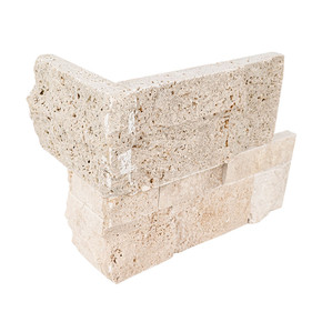 MS International Stacked Stone Series: 9x18 XL RockMount Roman Beige Corner Splitface LPNLTROMBEI918COR MS International Stacked Stone Series: 9x18 XL RockMount Roman Beige Corner Splitface LPNLTROMBEI918COR