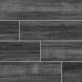 MS International Belmond Series: Obsidian 8X40 Black Matte Ceramic Tile NBELOBS8X40