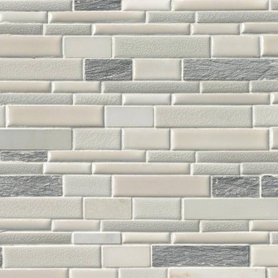 MS International Stone Porcelain Series: 8mm Everest Interlocking Wall Tile SMOT-SPIL-EVER8MM