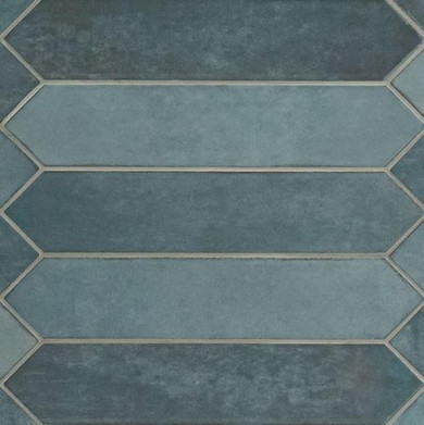 MS International Ceramic Series: 2.5x13 Renzo Denim Wall Tile NRENDENPIC2.5X13