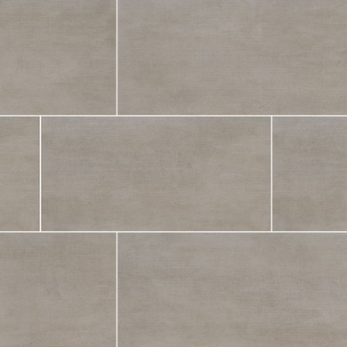 MS International Gridscale Series: 12x24 Gris Matte Ceramic Tile NGRIDGRI1224