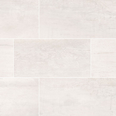 MS International Oxide Series: 24x48 Blanc Porcelain Tile NOXIBLA2448