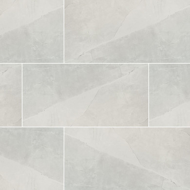 MS International Sande Series: 24x24 Ivory Polished Porcelain Tile NSANIVO2424P