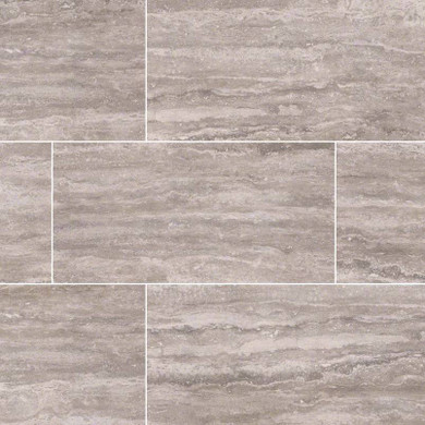 MS International Pietra Series: 12x24 Venata Gray Polished Porcelain Tile NVENGRA1224P-N