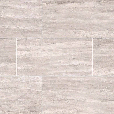 MS International Pietra Series: 12x24 Venata White Polished Porcelain Tile NVENWHI1224P-N