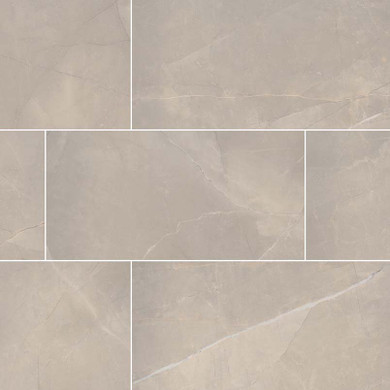 MS International Porcelain Series: 3"x18" Sande Cream Mosaic Tile NSANCRE3X18BNP