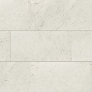 MS International Kaya Series: 12x24 Carrara Bianco Polished Porcelain Tile NKAYCARBIA1224P