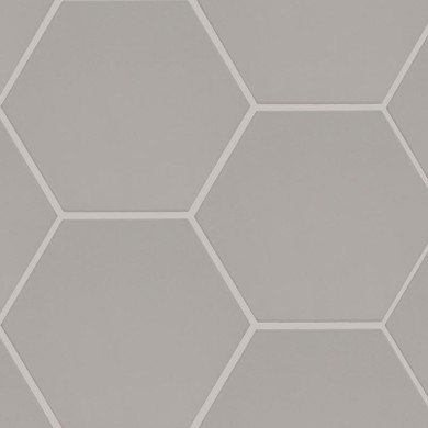 MS International Hexley Series: 9X10 Dove Hexagon Matte Porcelain Mosaic Tile NHEXDOV9X10.5HEX